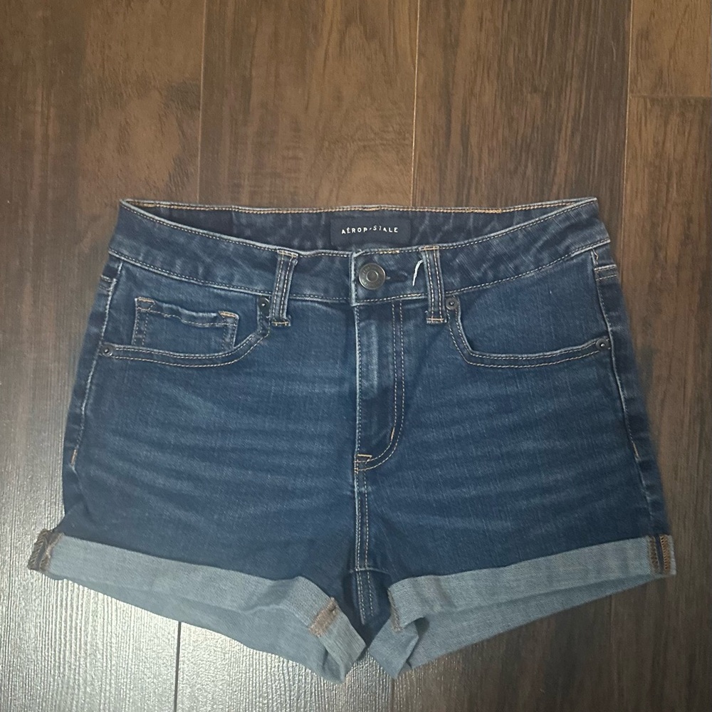 Aeropostale Dark Blue Jean Shorts